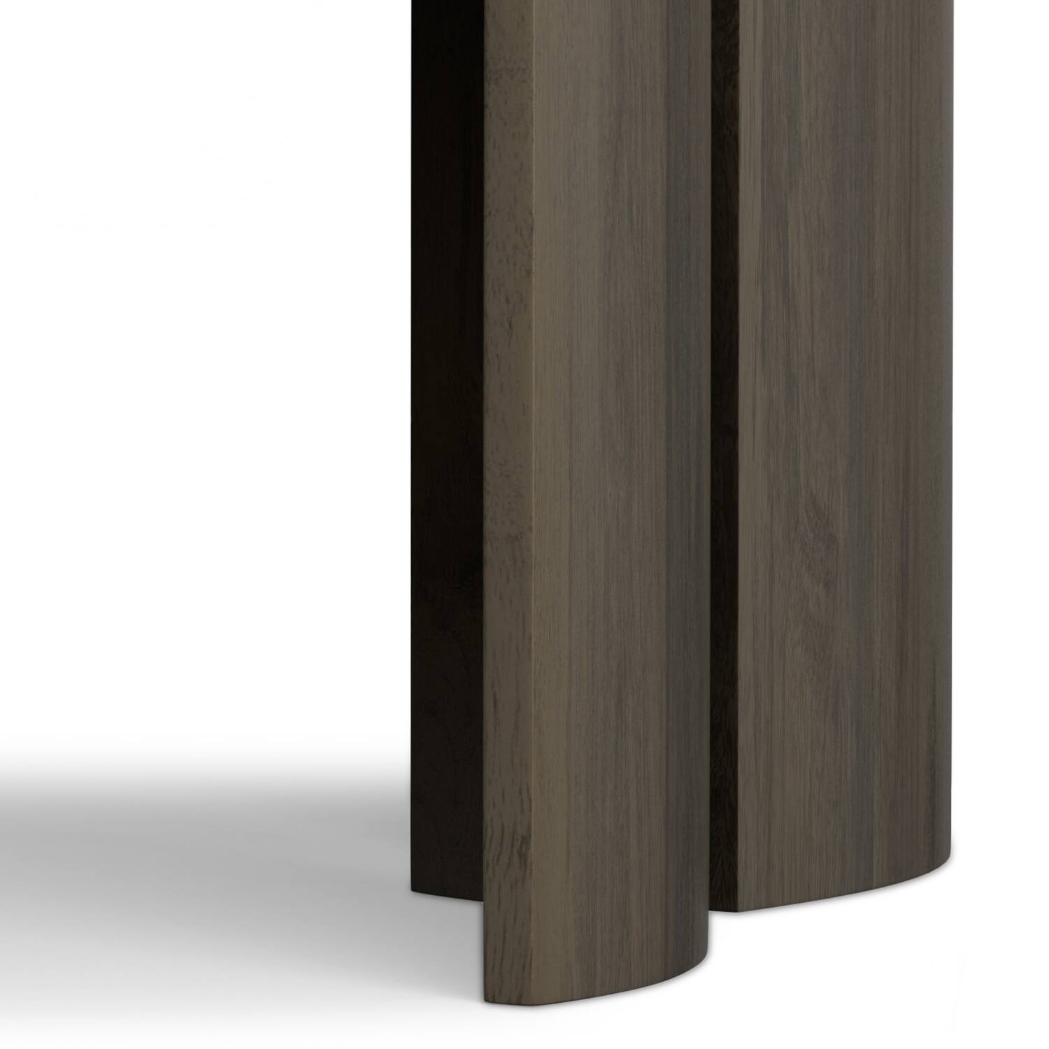 Alt View 6. Simpli Home - Robin SOLID MANGO WOOD 32 inch Wide Round Contemporary 2 Piece Nesting Table in Ash Grey, Fully Assembled - Ash Grey.