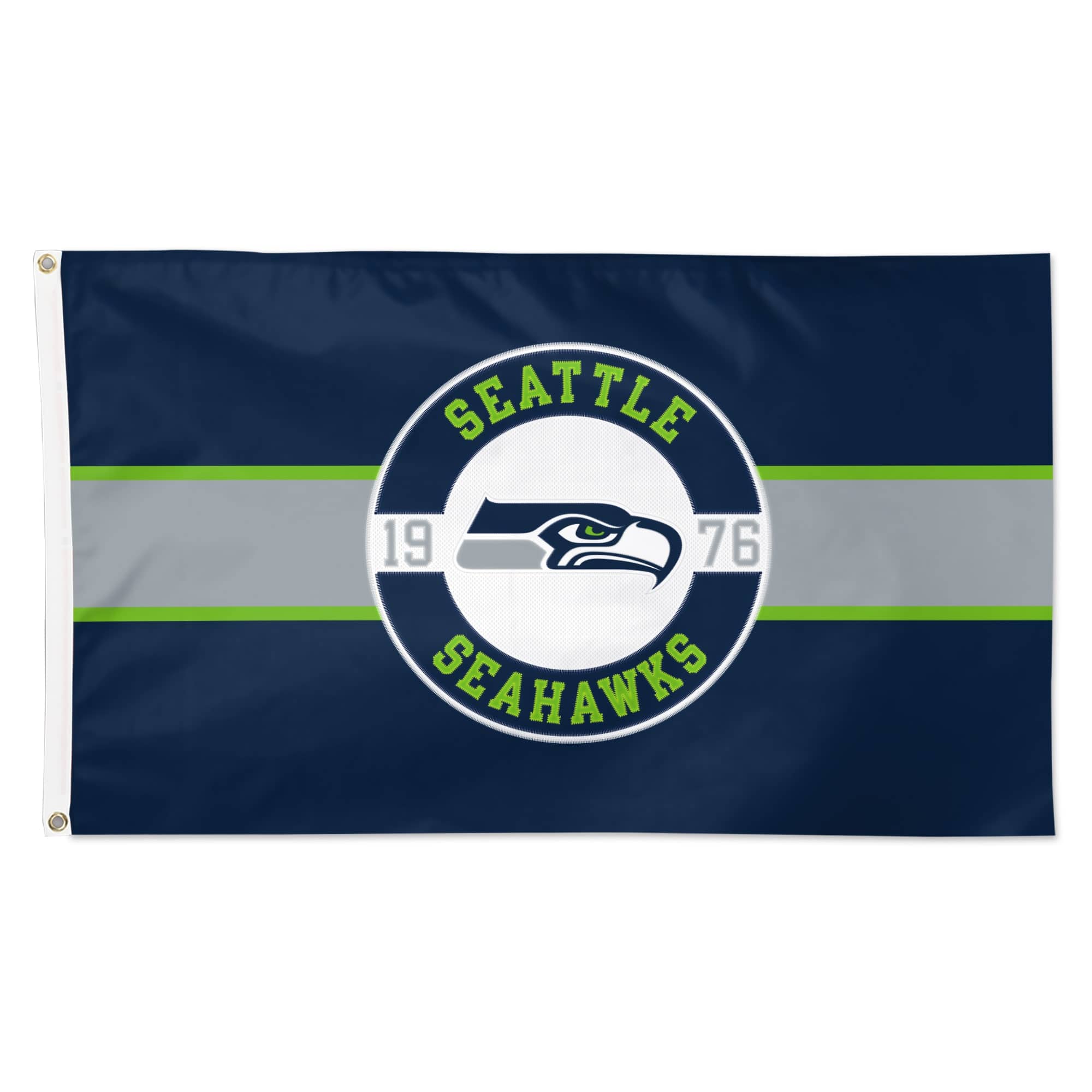 WinCraft - Seattle Seahawks 3' x 5' Applique Flag - Multicolor