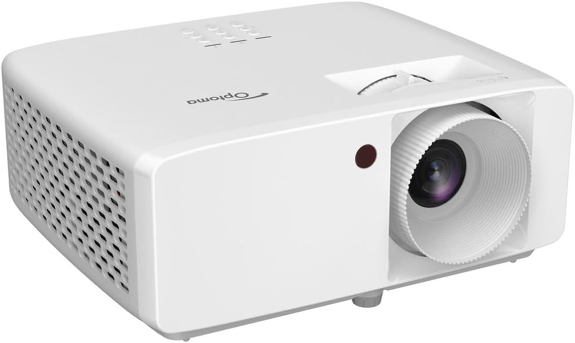 Left. Optoma - Optoma ZW350e 4000-Lumen WXGA Laser DLP Projector - White.