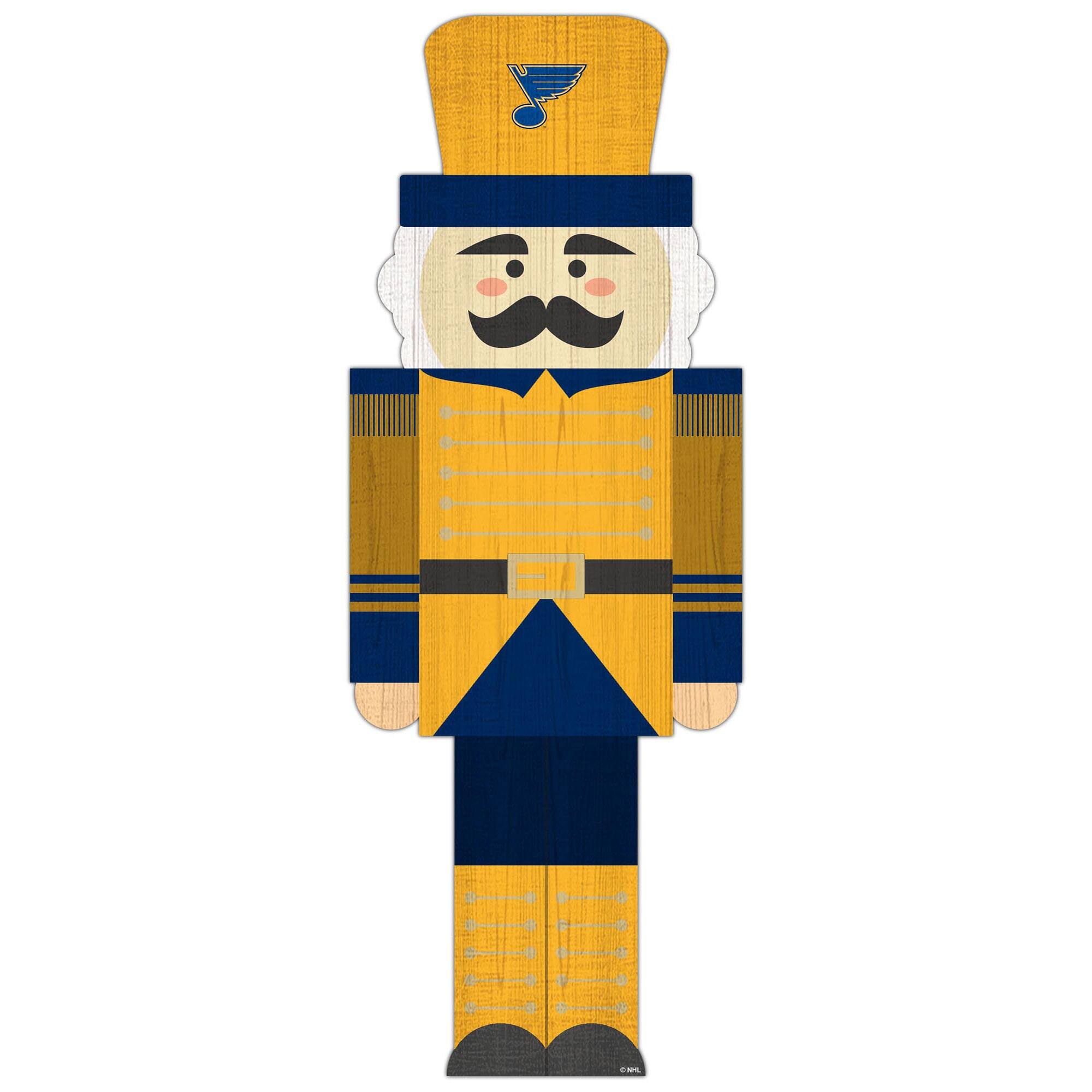 St. Louis Blues 31'' Nutcracker Leaner