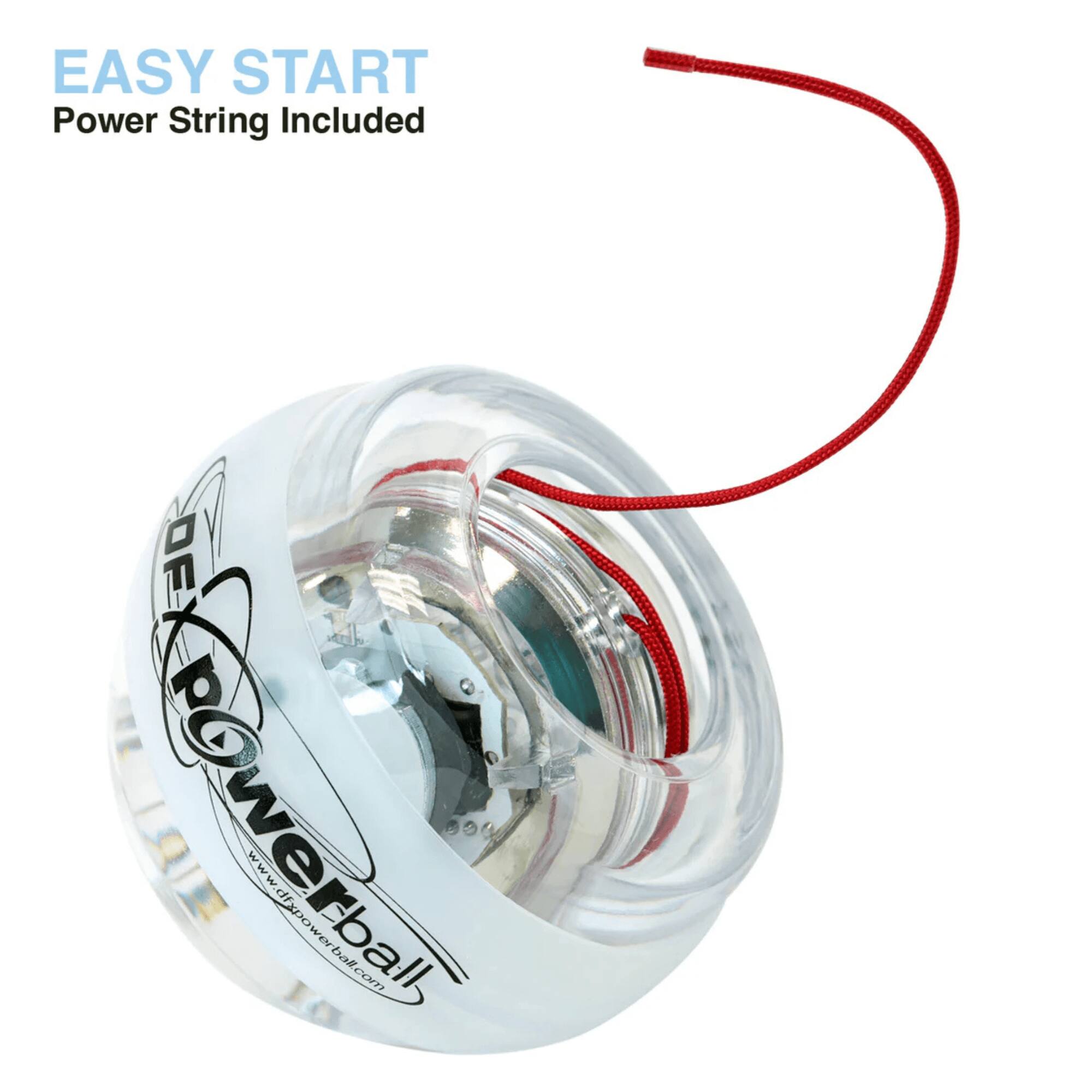 EASY START  
Power String Included  

DFX Powerball  
www.dfpowerball.com
