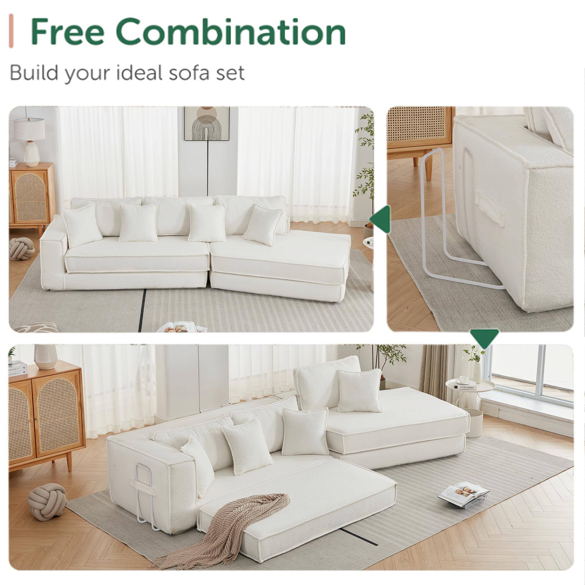 Free Combination  
Build your ideal sofa set