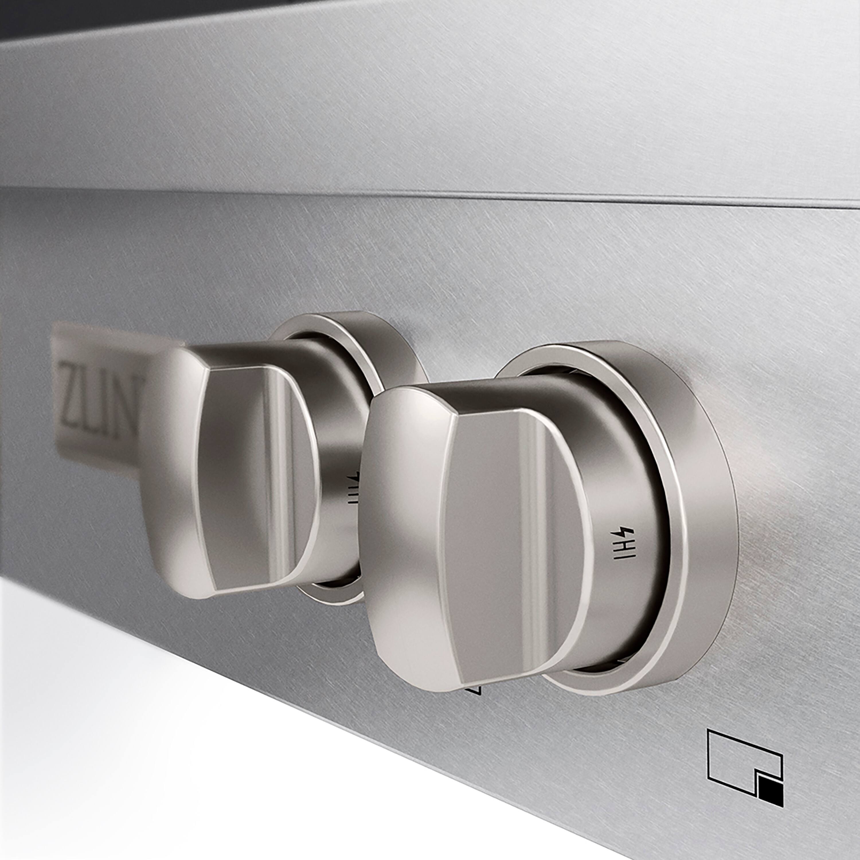 Alt View 2. ZLINE - ZLINE 30 in. Paramount Gas Built-In Gas Cooktop with 4 Burner DuoPro Cooktop (PSRTS-30) - Satin Stainless Steel.