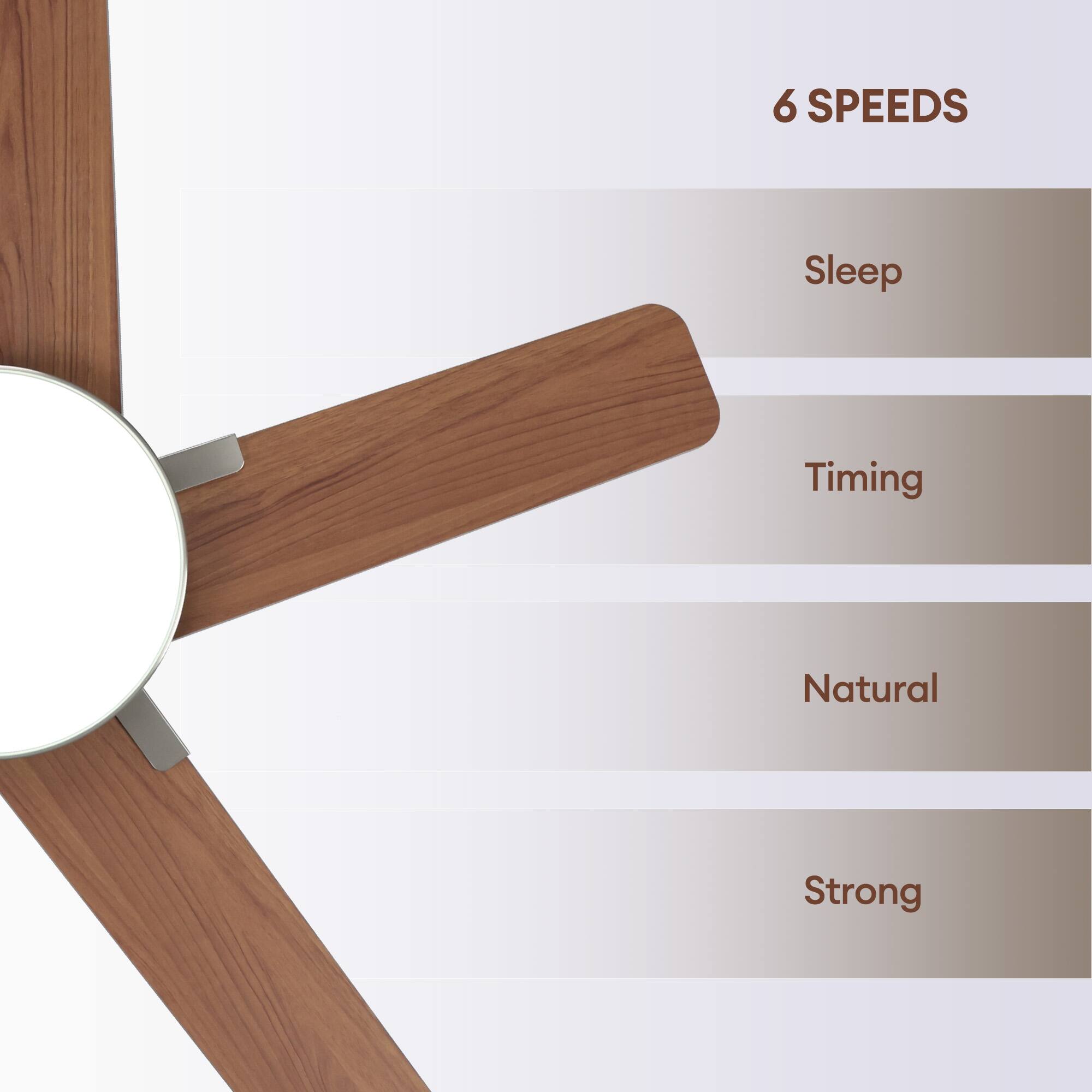 6 SPEEDS  
Sleep  
Timing  
Natural  
Strong