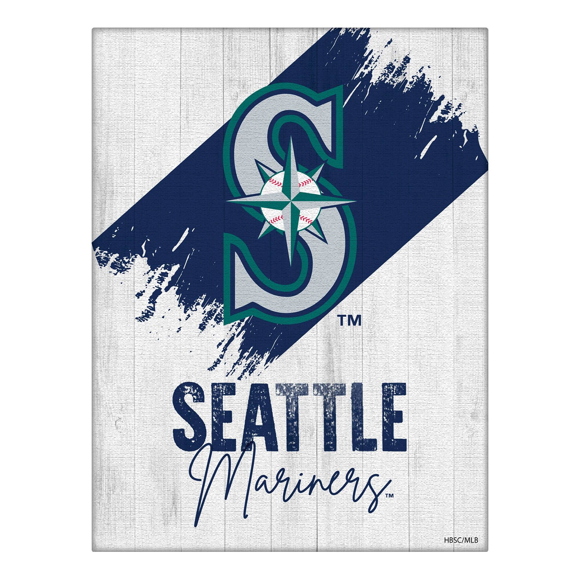 Seattle Mariners 24" x 32" Team Canvas Wall Art