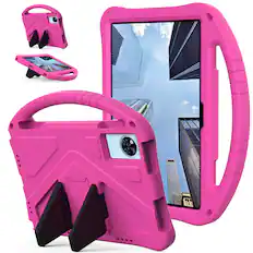 Front. Dteck - Dteck Case for Lenovo Idea Tab 11 inch TB336 2025/K11 Gen 2, Kids Friendly Lightweight EVA Shockproof Protective Cover - Rose.