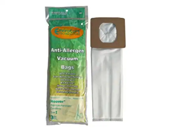 EnviroCore TECHNOLOGIES Anti-Allergen Vacuum Bags W Fitretion Brapt Tear Lgec Hoover Platinum Handheed Cariders Aa I 3