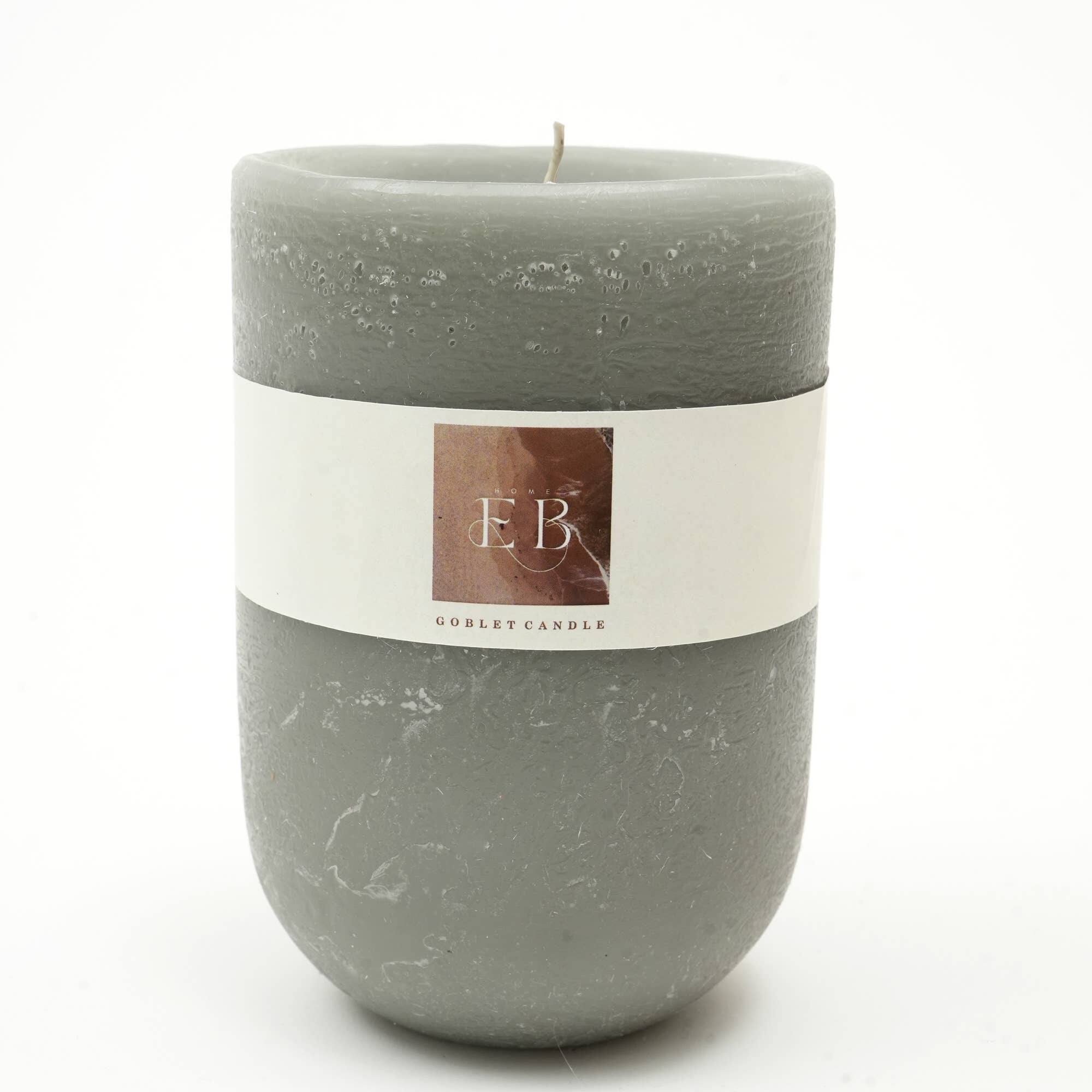 E.B  
GOBLET CANDLE