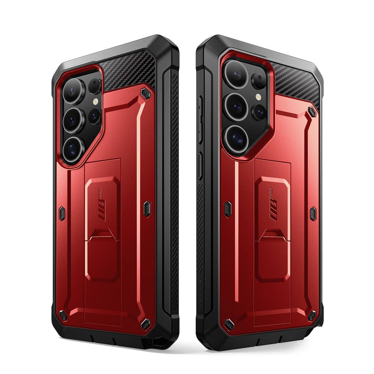 Alt View 7. SUPCASE - Galaxy S25 Ultra Unicorn Beetle PRO Rugged Case - Red.