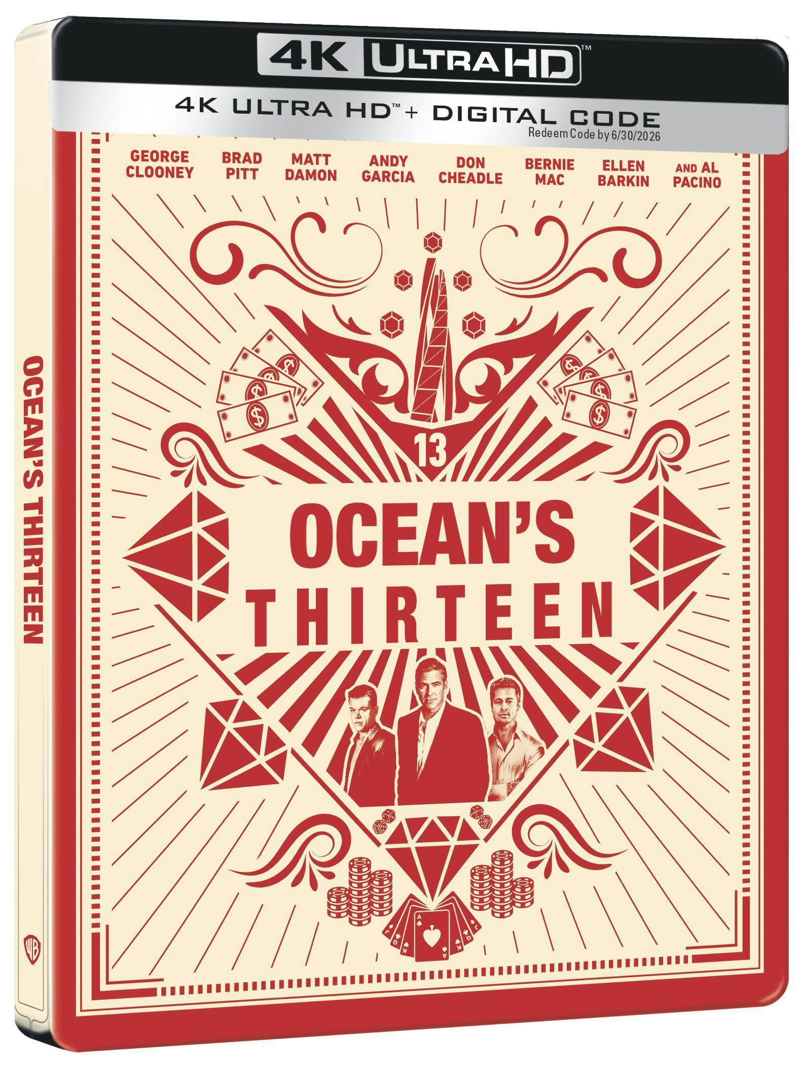 Back. Ocean's Thirteen (Limited Edition 4K Steelbook) [UHD].