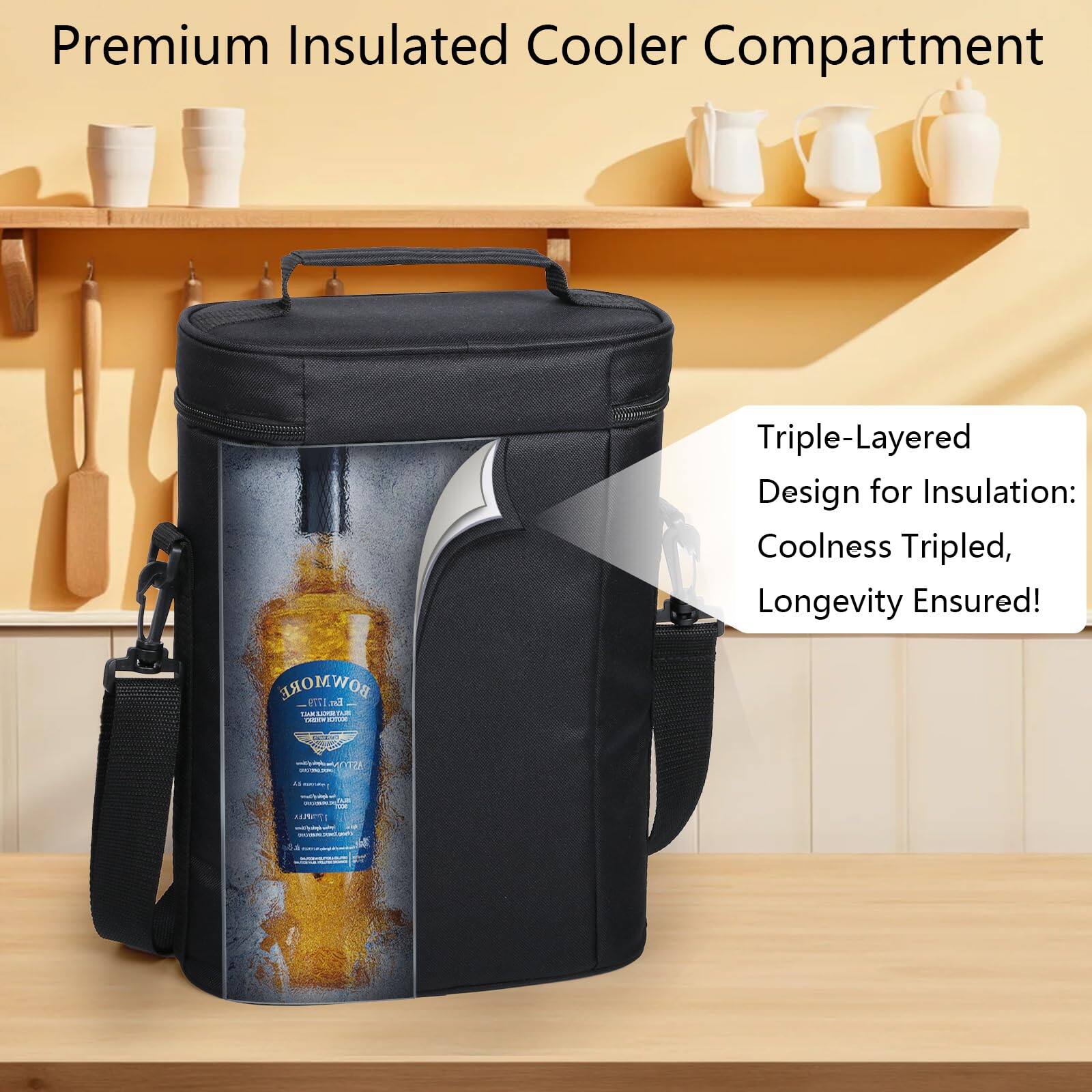 Premium Insulated Cooler Compartment

Triple-Layered Design for Insulation: Coolness Tripled, Longevity Ensured!