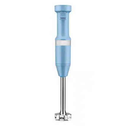 Front. KitchenAid - KitchenAid Variable Speed Corded Hand Blender - KHBV53 - Blue Velvet.