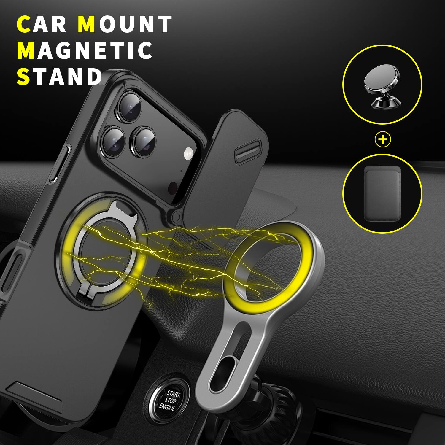 CAR MOUNT MAGNETIC STAND

START STOP ENGINE