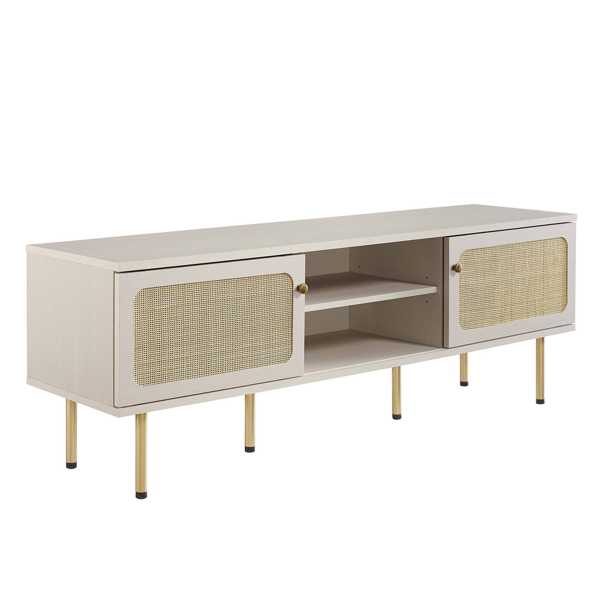 Angle. Modway - Cambria 60" TV Stand by Modway - White.