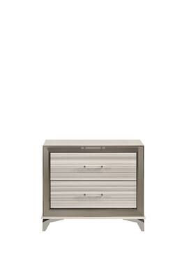 Global Furniture USA - Modern Zambrano Nightstand - White