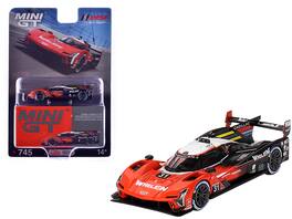Mini GT - Cadillac V-Series.R #31 Aitken Derani Sims Whelen Engineering Racing Winner IMSA 12 Hours of Sebring 2023 Limited 1/64 - Red And Black