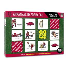 YouTheFan - Arkansas Razorbacks Licensed Memory Match Game - Multicolor