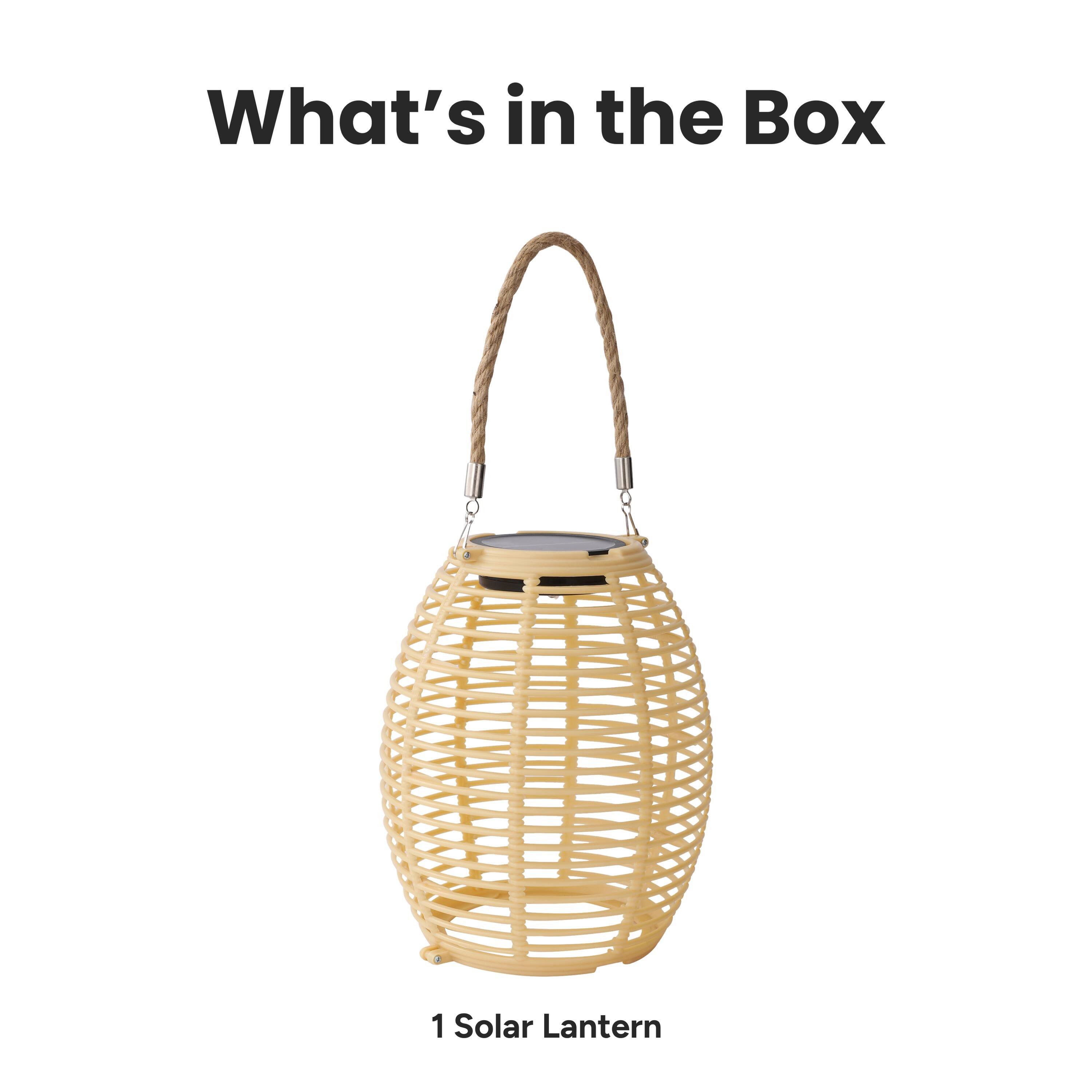 What's in the Box

1 Solar Lantern