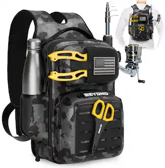 Tackle Backpack- The Voyager (Black Onyx)