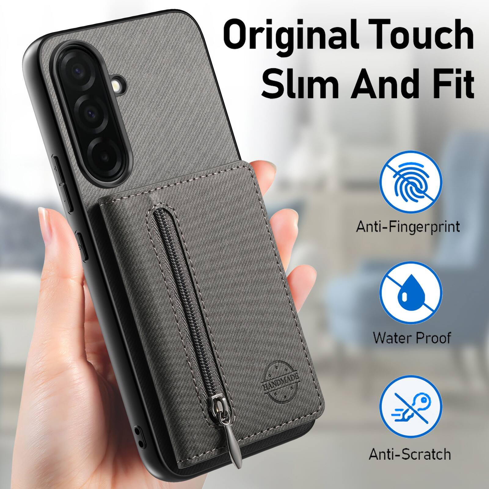 Original Touch Slim And Fit Anti-Fingerprint Water Proof 7 + HANDMADE 5 & Anti-Scratch