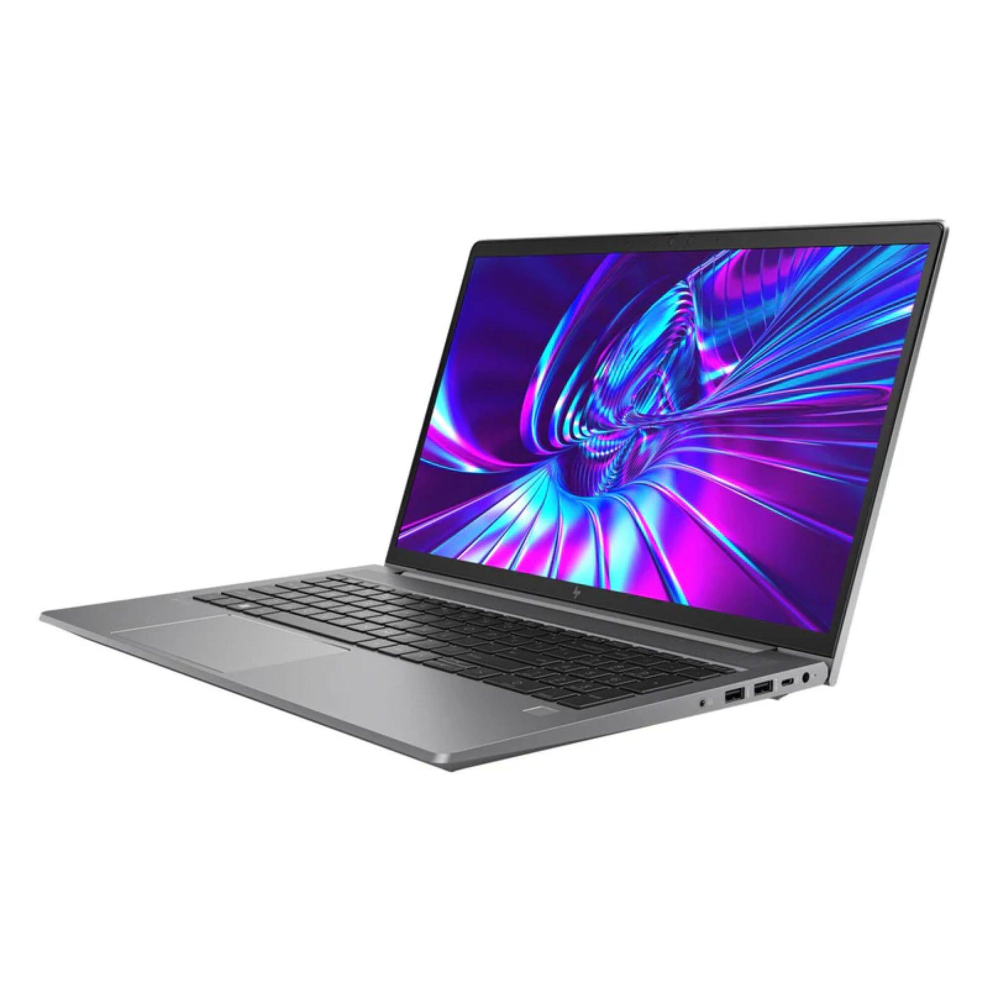 Alt View 1. HP - ZBook Power G9 Mobile Workstation 15.6" FHD Intel i7-12800H 2.4 GHz 32GB 256GB SSD NVIDIA RTX A1000 Graphics W11P Laptop - Gray.
