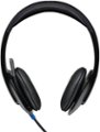 Alt View Zoom 11. Logitech - H540 Wired On-Ear Headset - Black.