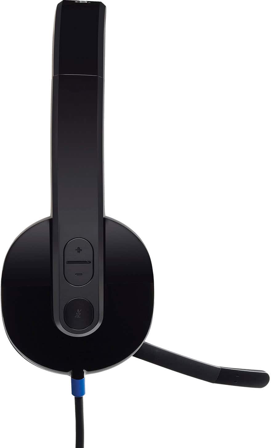 Alt View 12. Logitech - H540 Wired On-Ear Headset - Black.
