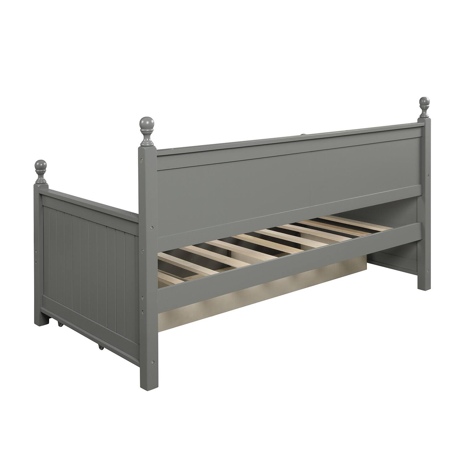 Alt View 9. Tiramisubest - Wood Daybed with Three Drawers ,Twin Size Daybed,No Box Spring Needed ,Gray - Gray.