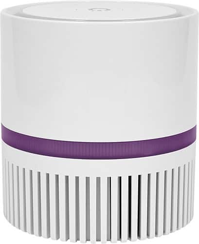 Front Standard. Therapure - Desktop Air Purifier - White/Purple.