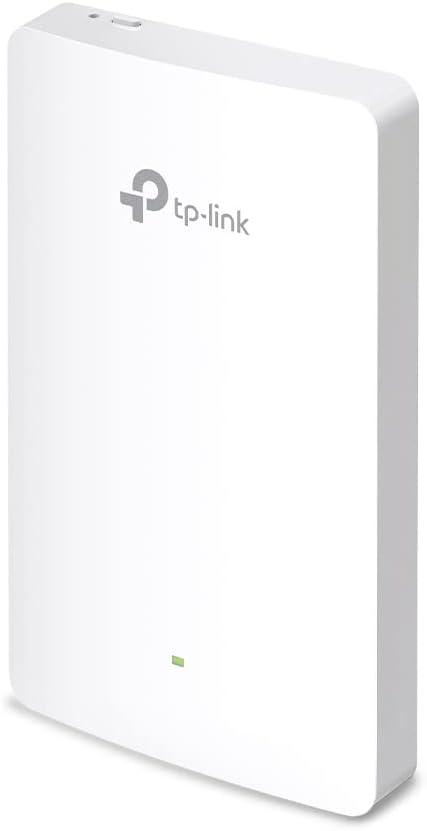 Front. TP-Link - EAP615-Wall Omada Business Wi-Fi 6 AX1800 in-Wall Wireless Gigabit Access Point Support ODFDMA MU-MIMO - White.