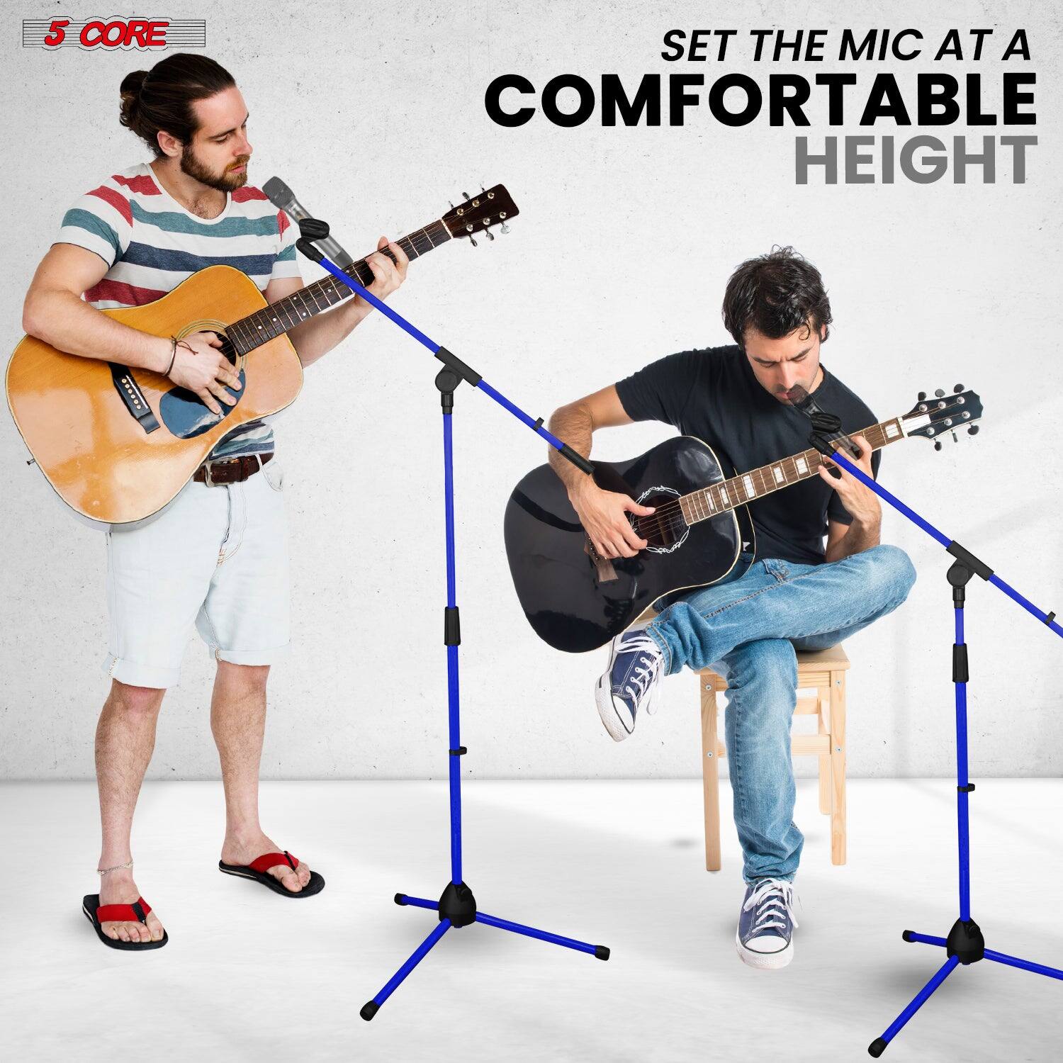 5 CORE, SET THE MIC AT A COMFORTABLE HEIGHT