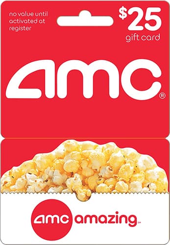 Amc Theatres 25 Gift Card