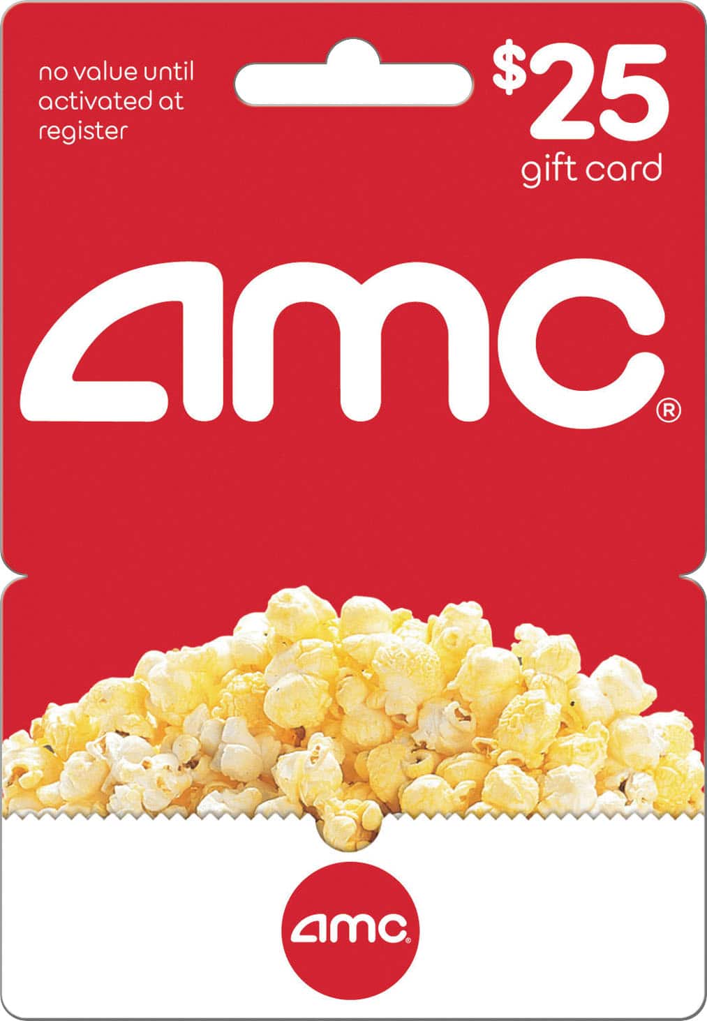 Front. AMC Theatres - $25 Gift Card - Multi.