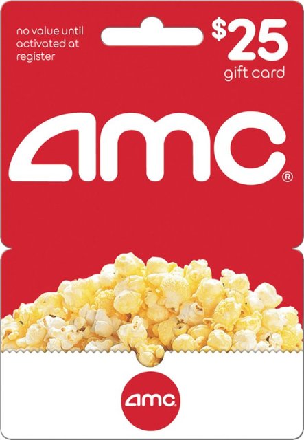 Front Zoom. AMC Theatres - $25 Gift Card.