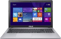 Front Standard. Asus - 15.6" Touch-Screen Laptop - Intel Core i7 - 8GB Memory - 1TB Hard Drive - Gray.