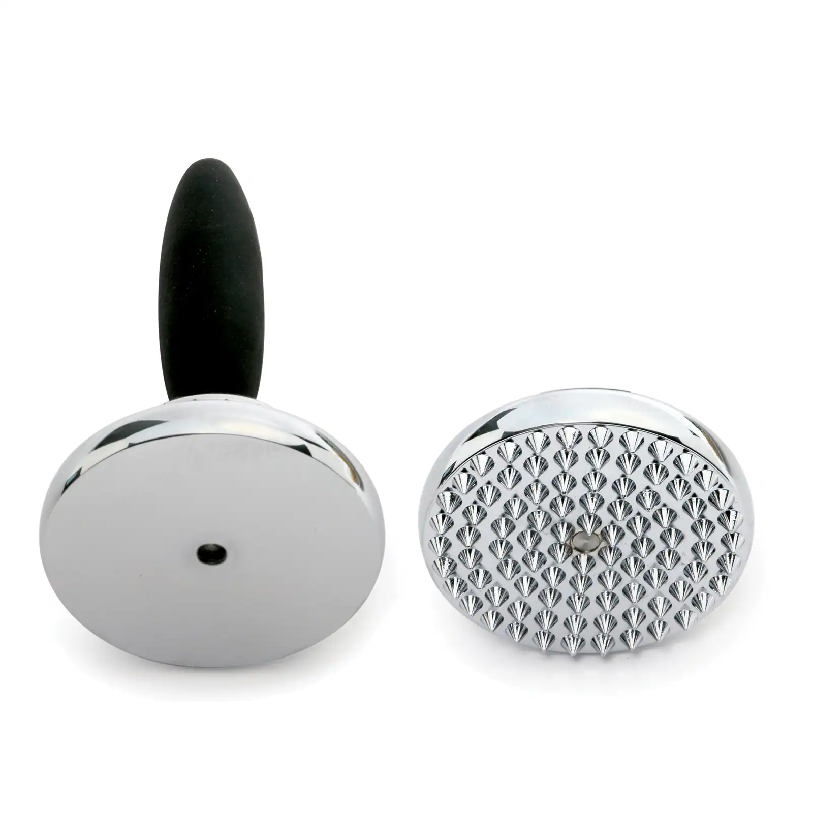 Alt View 1. Norpro - Grip EZ Deluxe Reversable Meat Tenderizer and Pounder - Silver.