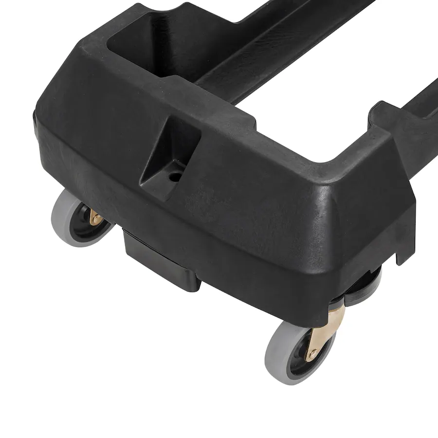 Storage Container Dolly Ropilly Slim Trash Can Dolly with Wheels, Heavy Duty Polypropylene Base ...