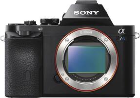 Sony - Alpha a7S Mirrorless Camera (Body Only) - Black - Front_Zoom
