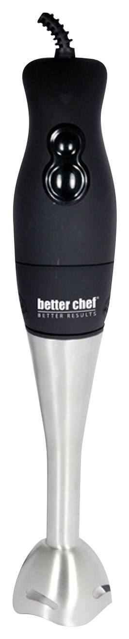 Angle. Better Chef - DualPro 2-Speed Immersion Blender/Hand Mixer - Black/Silver.