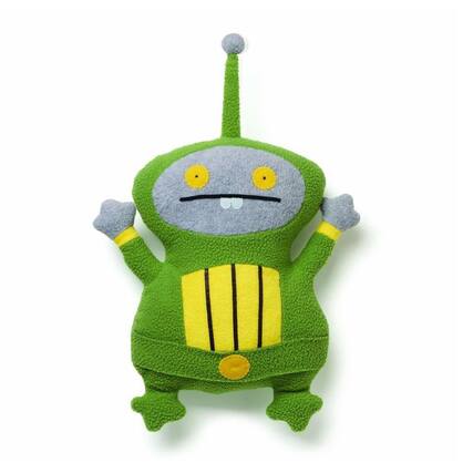 Front. Enesco - Ugly Dolls Comic Book Series 11" Plush: Spaceman Babo - Green.