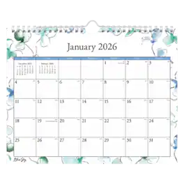 Blue Sky - 2026 Lindley 11" x 8.75" Monthly Desk Calendar (101593-26) - Multicolor