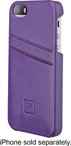 Front. Platinum™ - Wallet Case for Apple® iPhone® 5s - Deep Mauve.