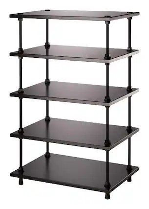 Front. Salamander Designs - Archetype 5.0 Audio Stand - Black.