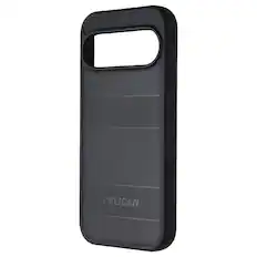 Front. Pelican - Pelican Protector Series Case for Google Pixel 9 and Pixel 9 Pro - Black - Black.