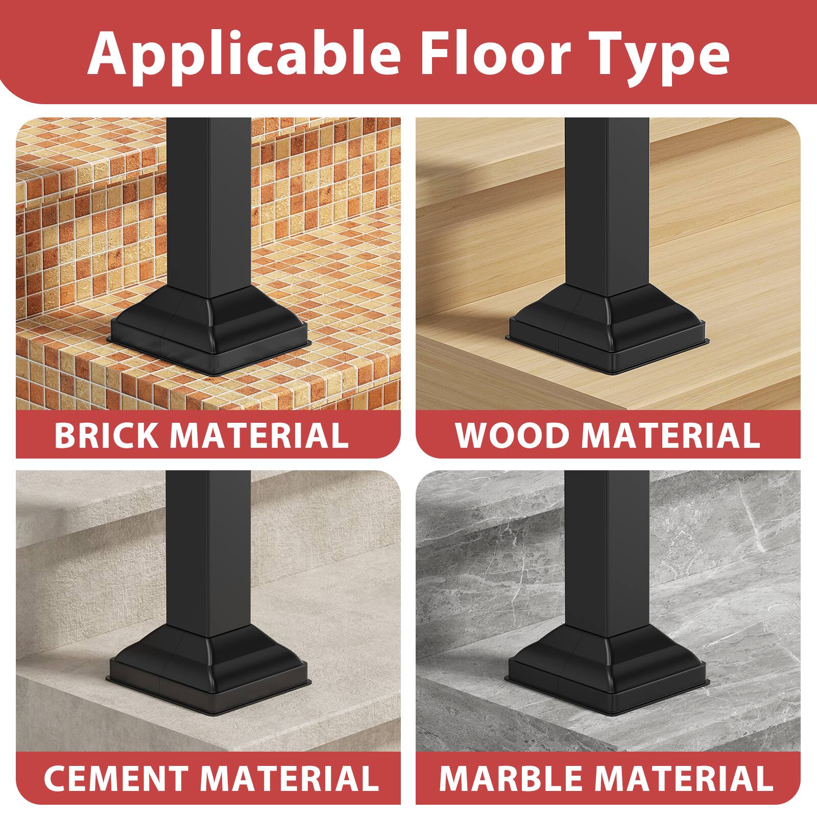 Applicable Floor Type
BRICK MATERIAL
WOOD MATERIAL
CEMENT MATERIAL
MARBLE MATERIAL