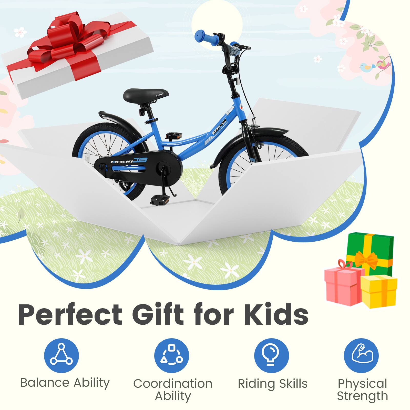 Perfect Gift for Kids

- Balance Ability
- Coordination Ability
- Riding Skills
- Physical Strength