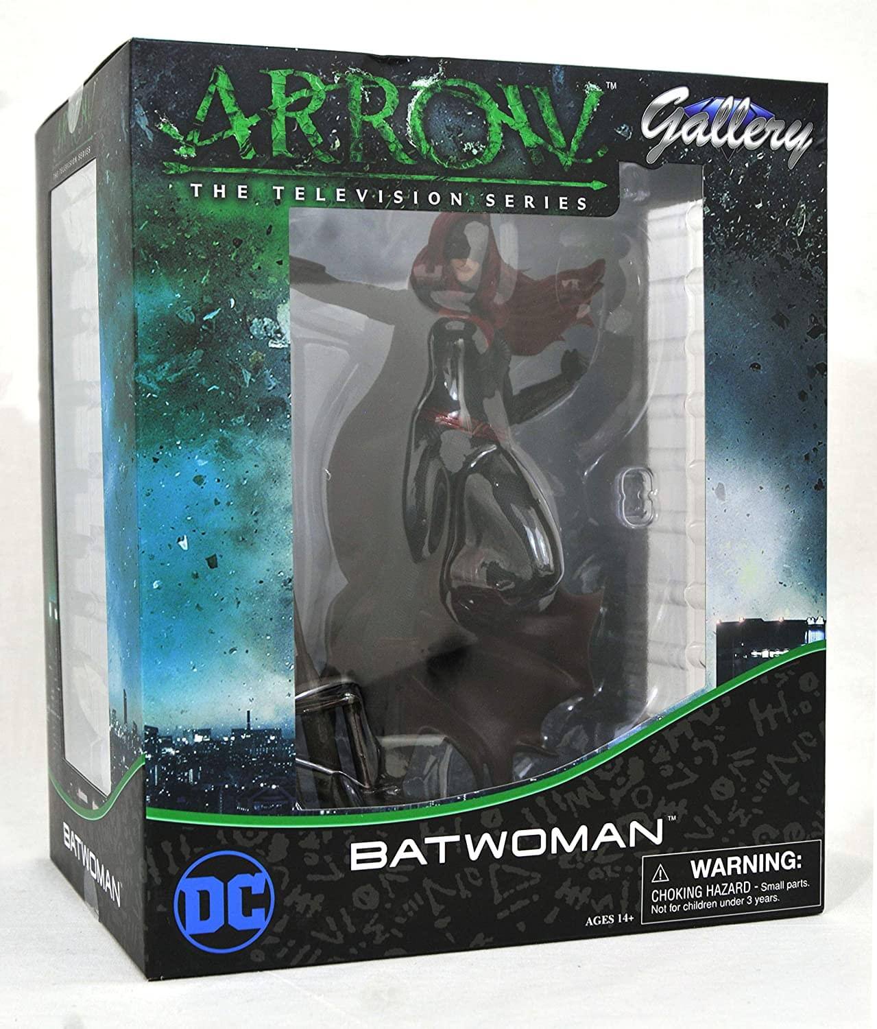 ARROW  
THE TELEVISION SERIES  

BATWOMAN  

WARNING: CHOKING HAZARD - Small parts. Not for children under 3 years.  

AGES 14+  

DC