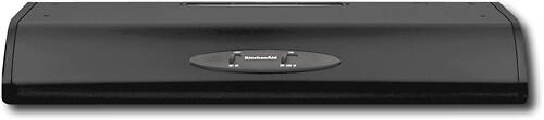Front Standard. KitchenAid - 30" Convertible Range Hood - Black.