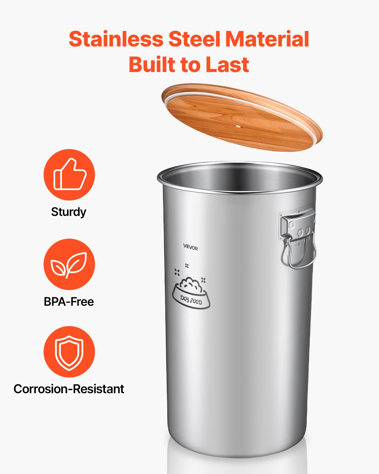 Stainless Steel Material Built to Last

Sturdy

BPA-Free

Corrosion-Resistant