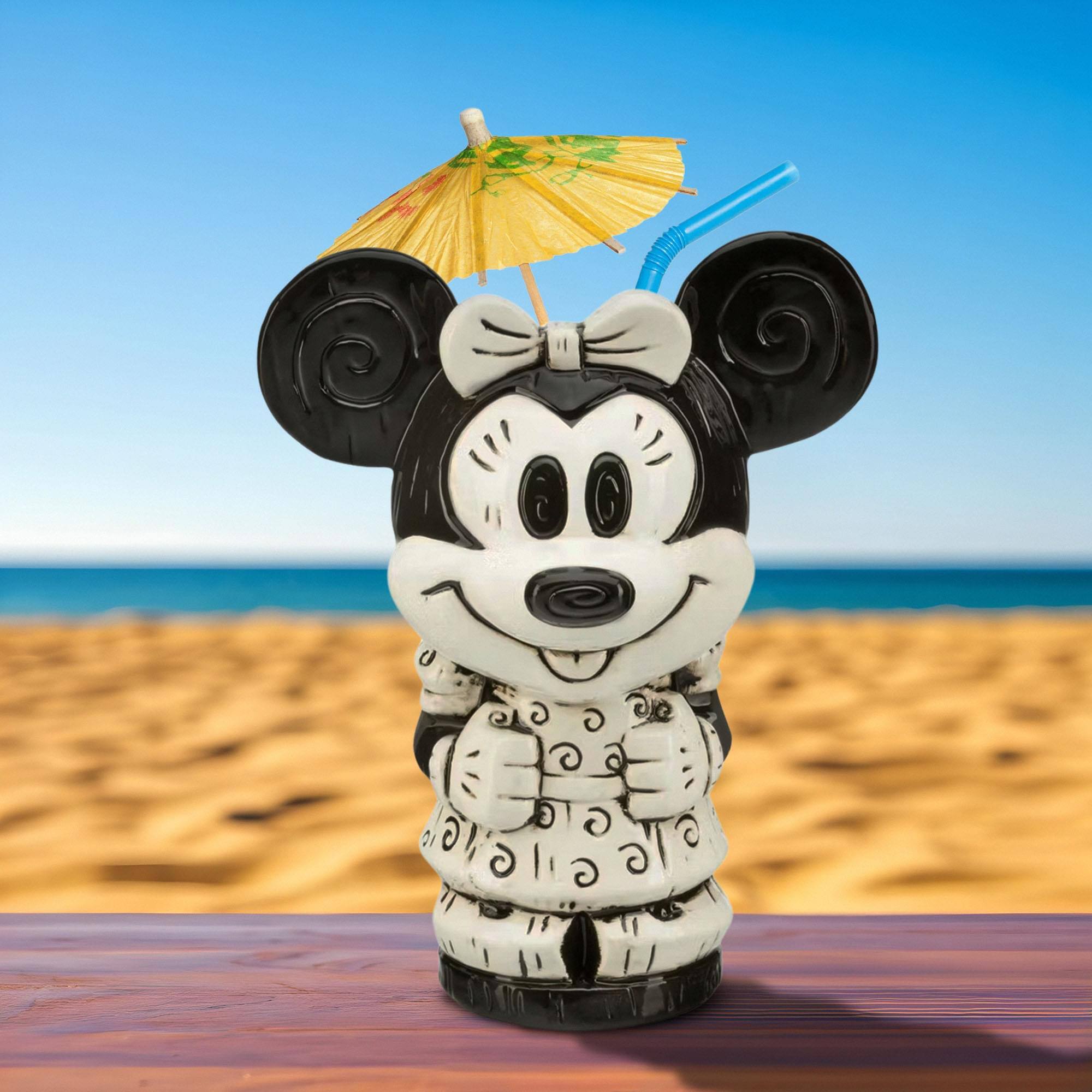 Alt View 1. Disney - Geeki Tikis Disney Minnie Mouse Ceramic Mug | Holds 16 Ounces - Black.